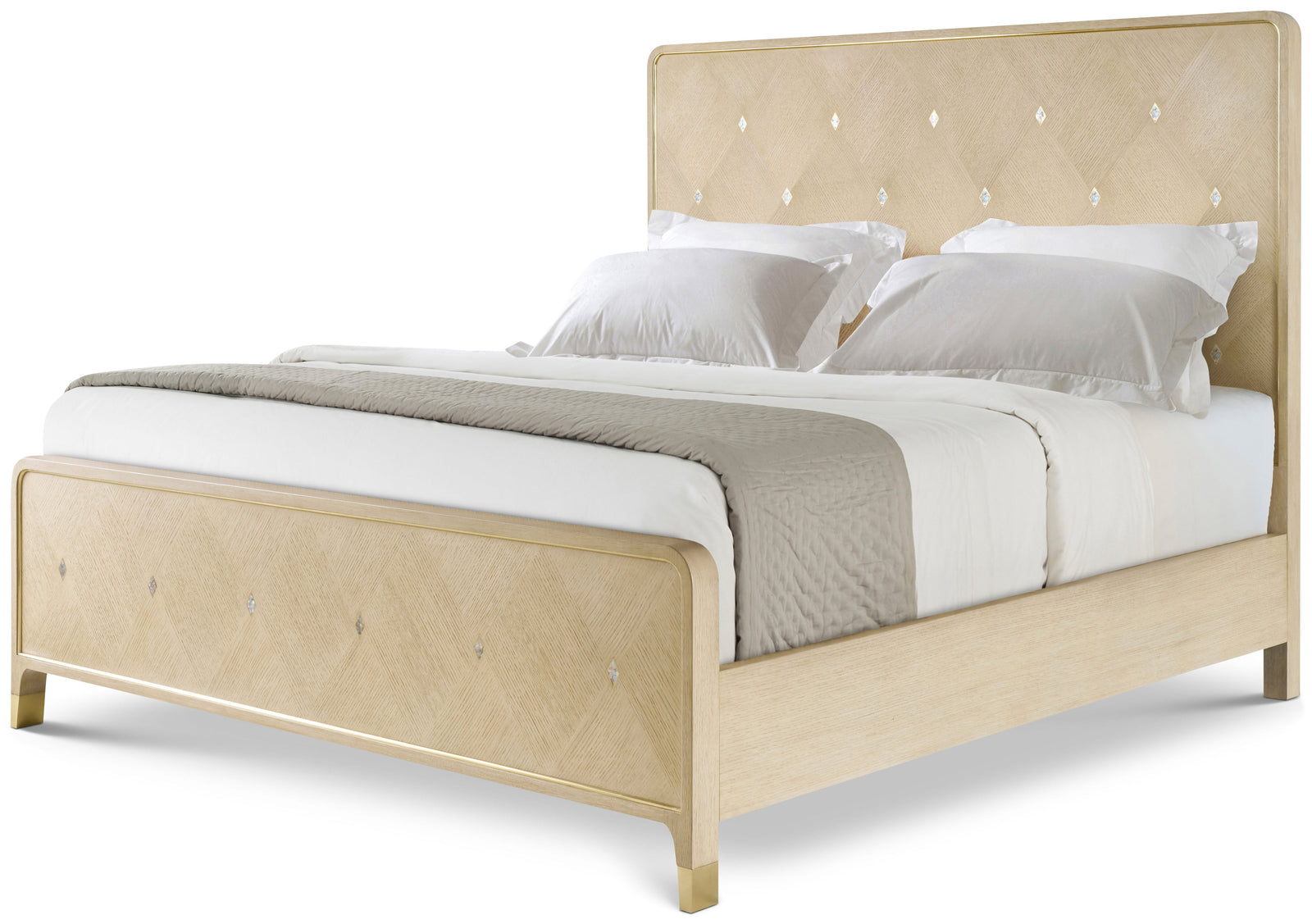 Theodore Alexander Judith Leiber King Bed JL Martini – front view