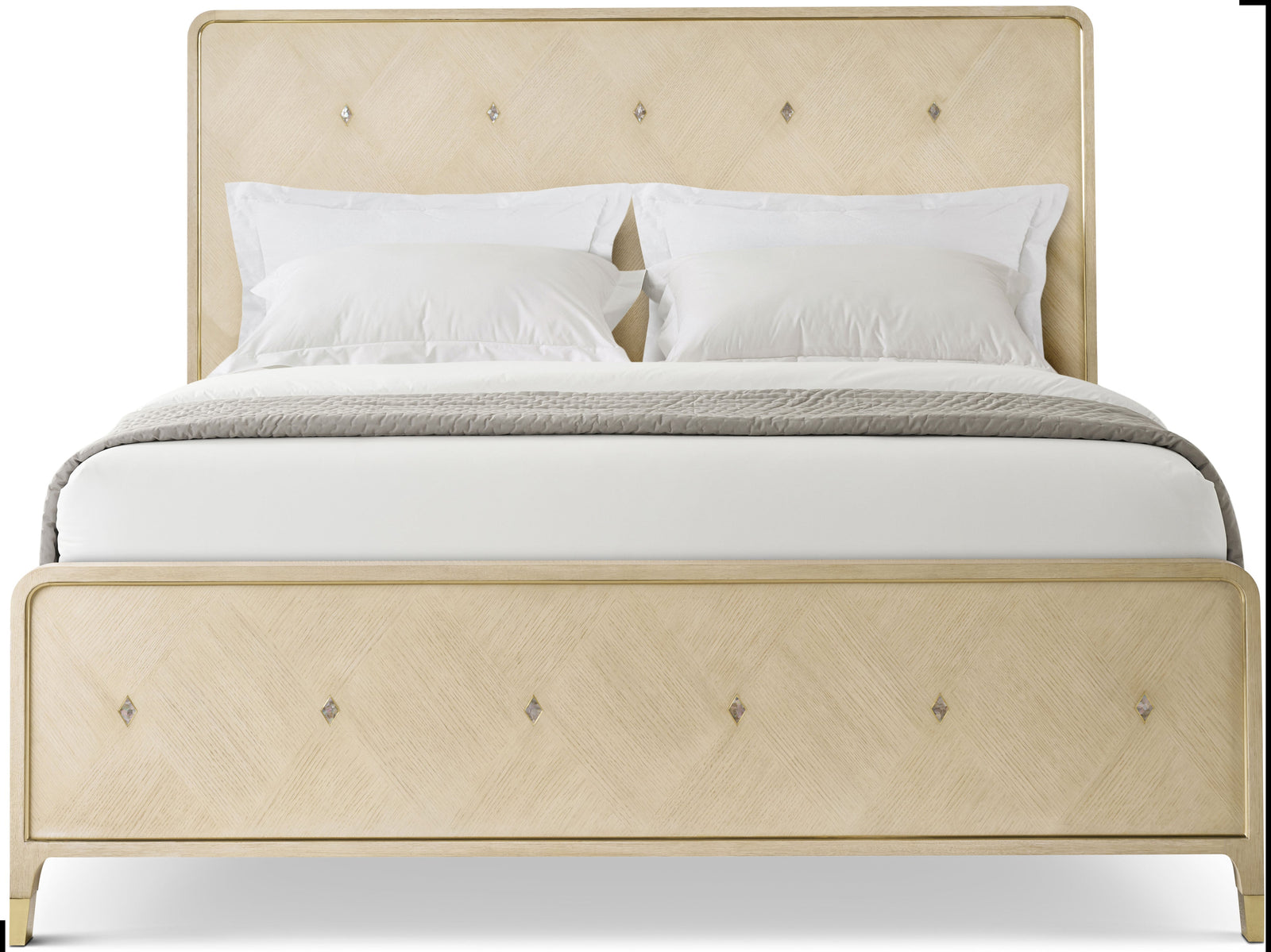 Theodore Alexander Judith Leiber King Bed JL Martini – angle view