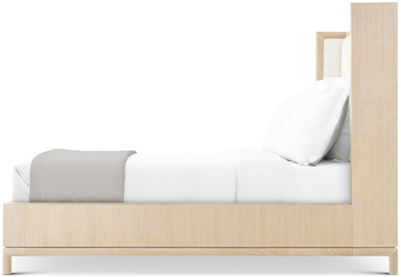 Theodore Alexander Montauk Upholstered Bed King / Lighthouse – side view