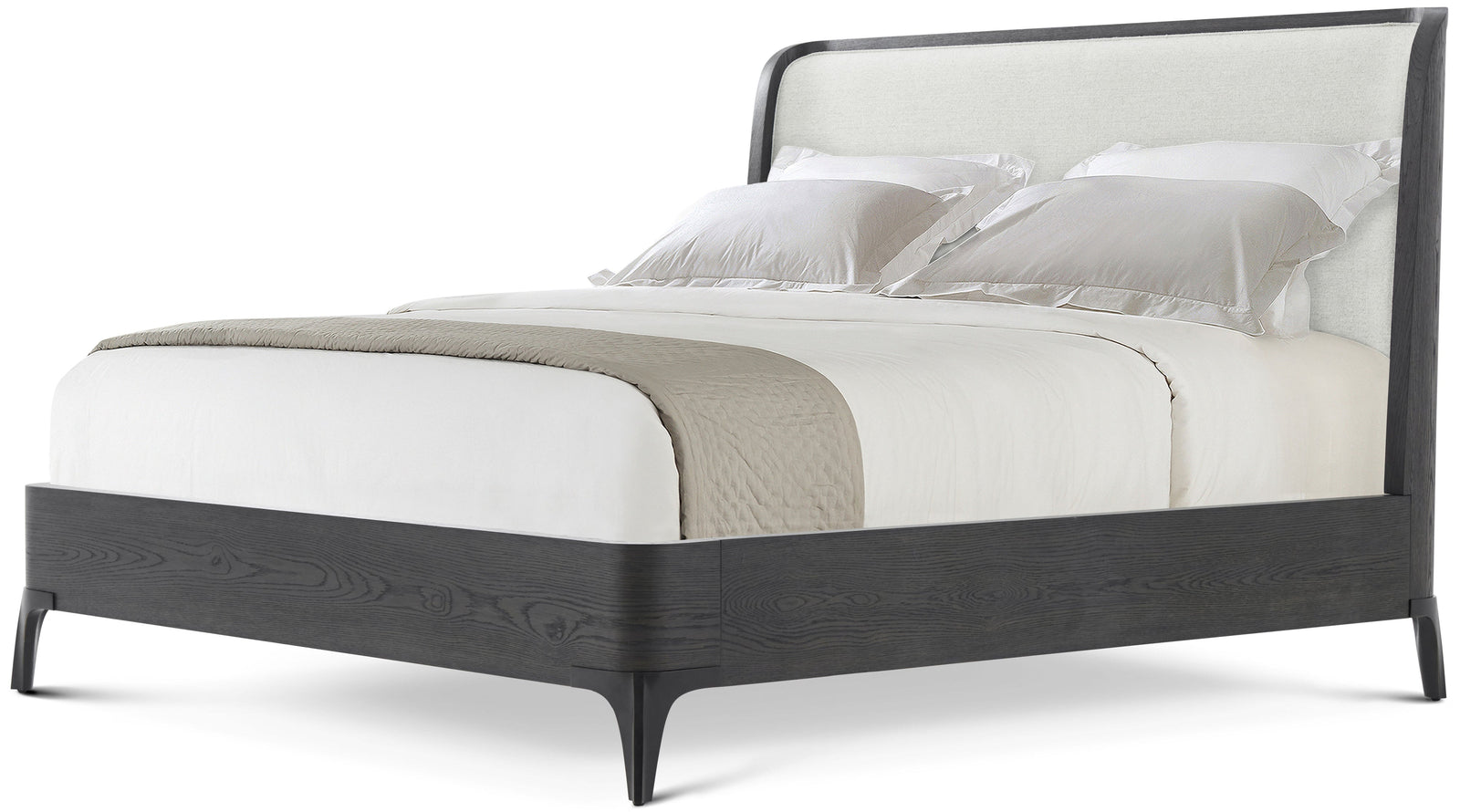 Theodore Alexander Rome Upholstered King Bed – front view
