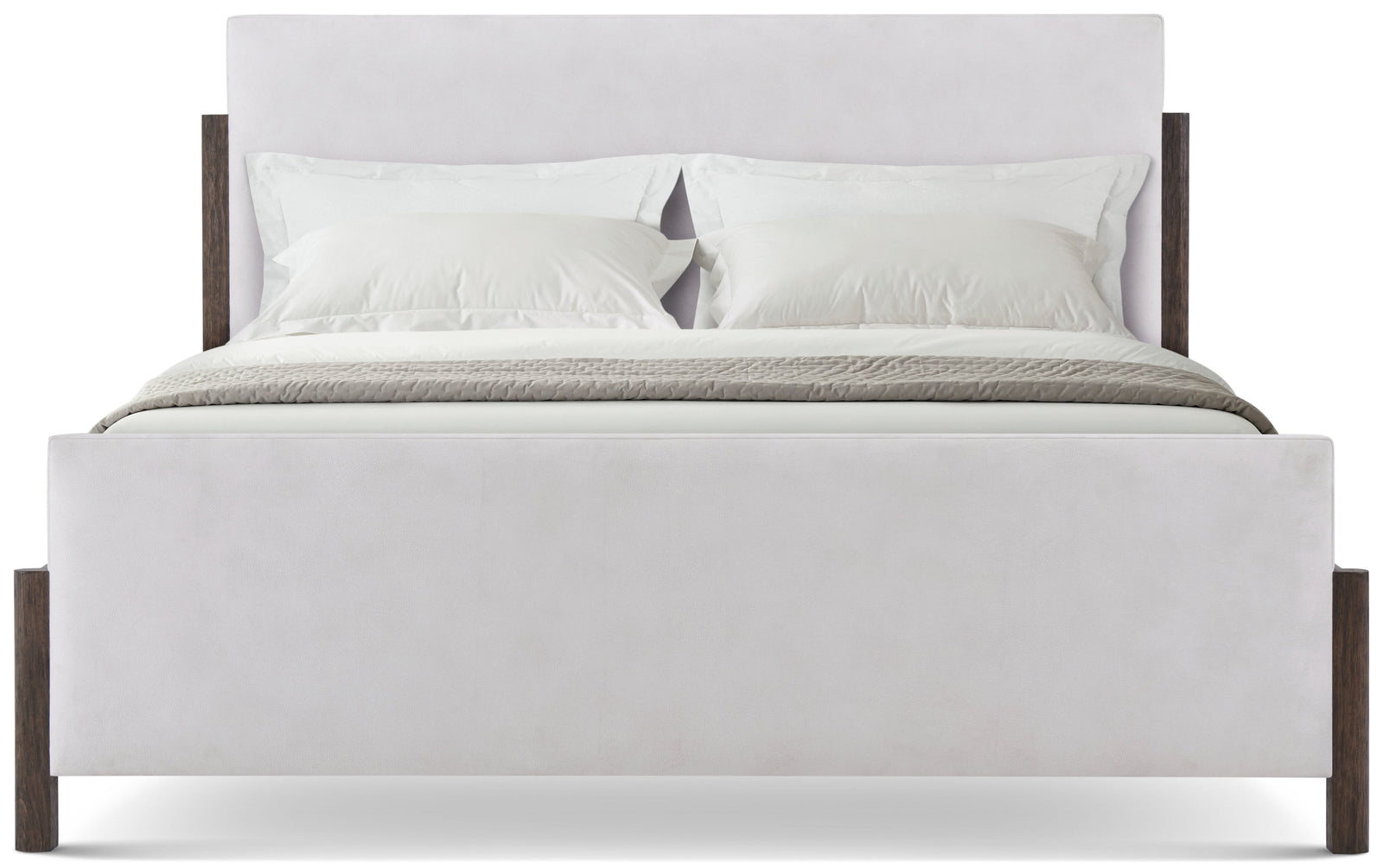 Theodore Alexander Urbane Upholstered Bed King / Campfire – angle view