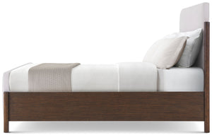 Theodore Alexander Urbane Upholstered Bed King / Campfire – side view