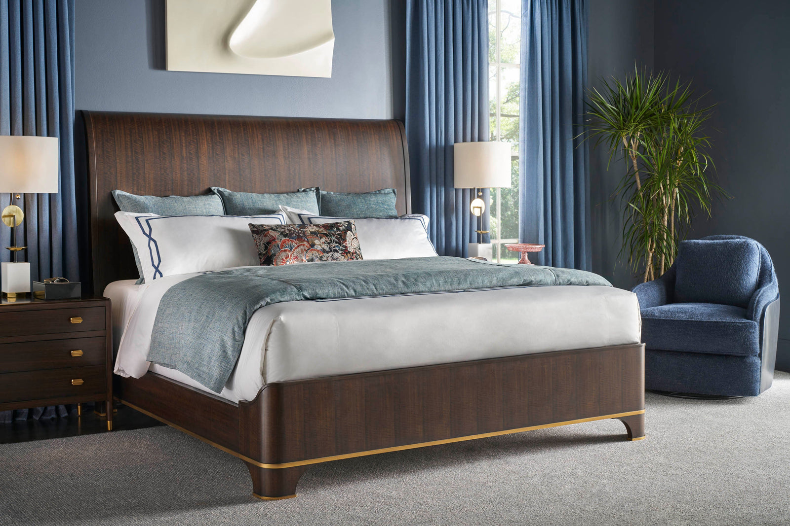Theodore Alexander Wellington King Bed – room setting