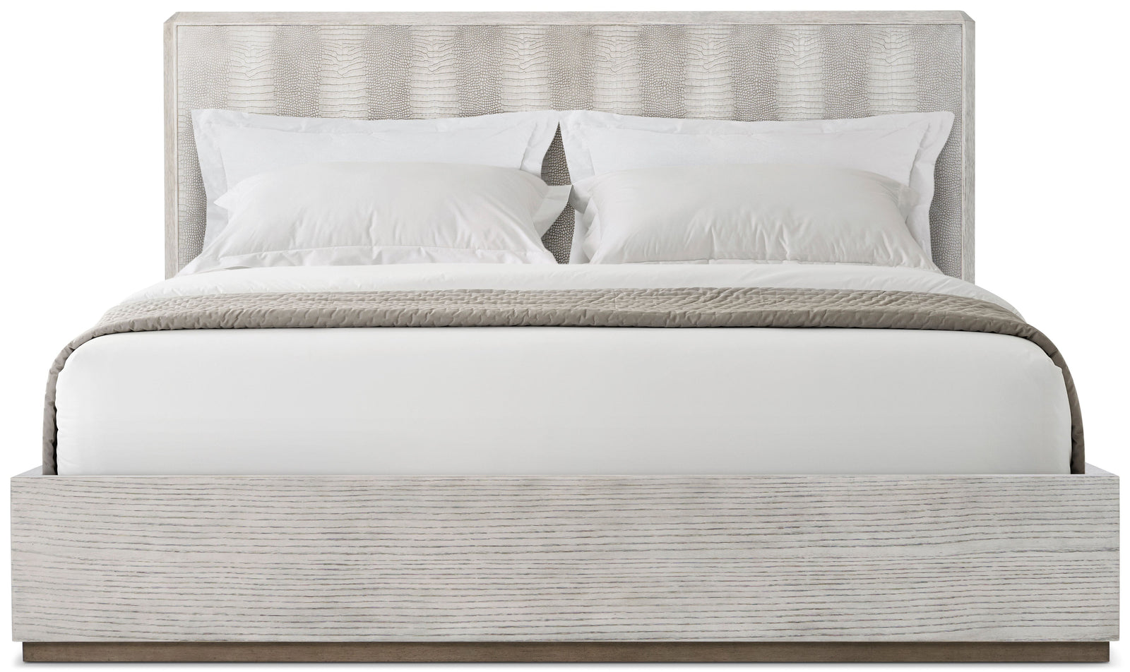 Theodore Alexander Spencer St. James Bed King / Argento, Deep Brown – angle view