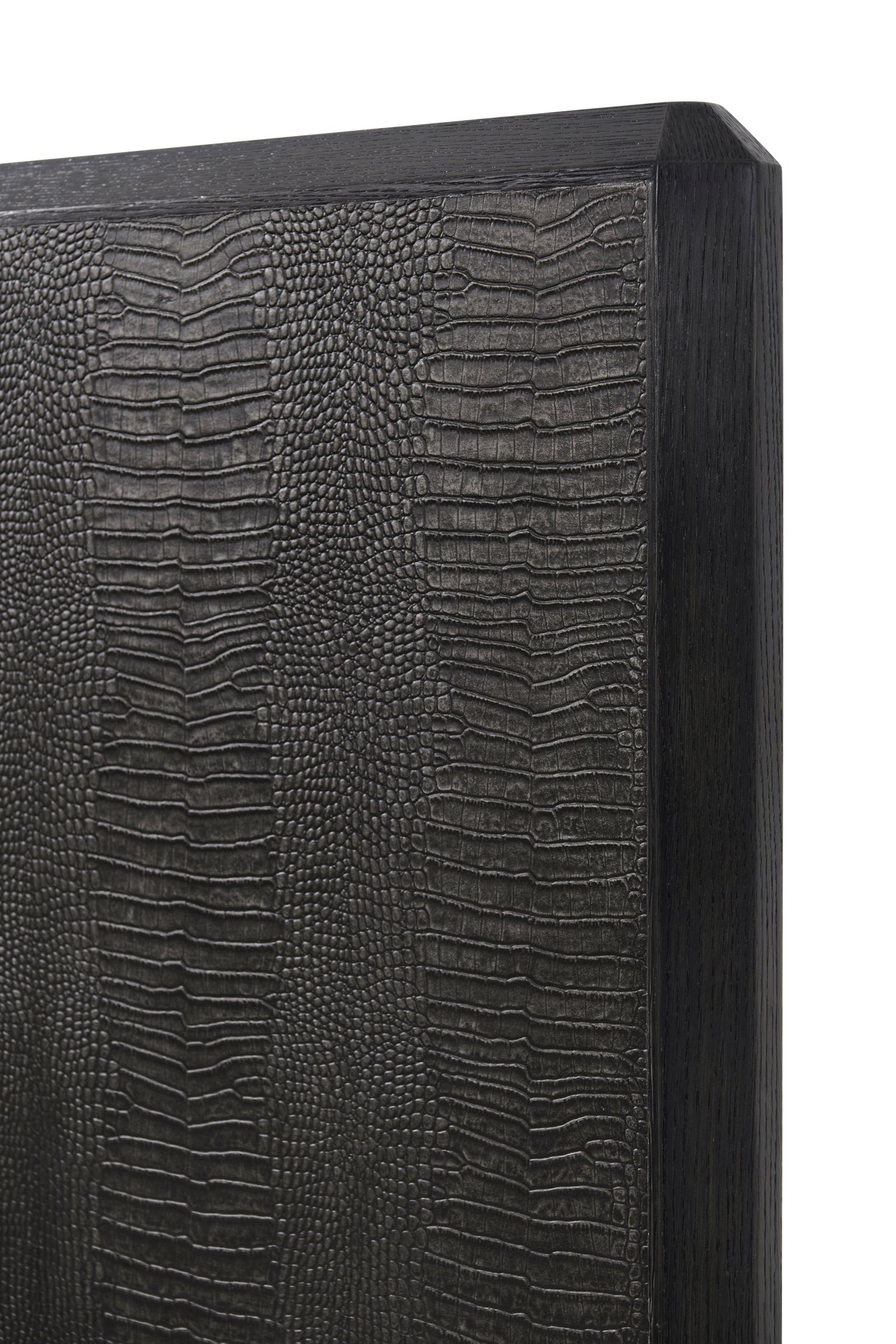Theodore Alexander Spencer St. James Bed King / Lusso Onyx, Onyx, Deep Brown – detail