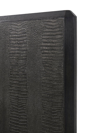 Theodore Alexander Spencer St. James Bed King / Lusso Onyx, Onyx, Deep Brown – detail