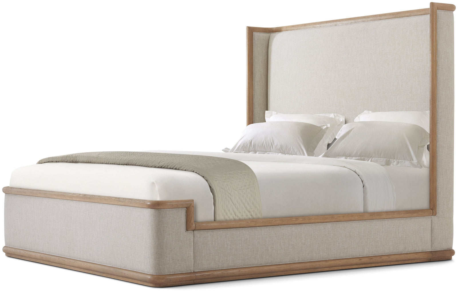 Theodore Alexander Catalina Upholstered Bed California King / Dune – front view