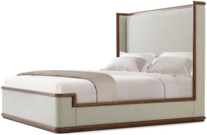 Theodore Alexander Catalina Upholstered Bed California King / Earth – front view