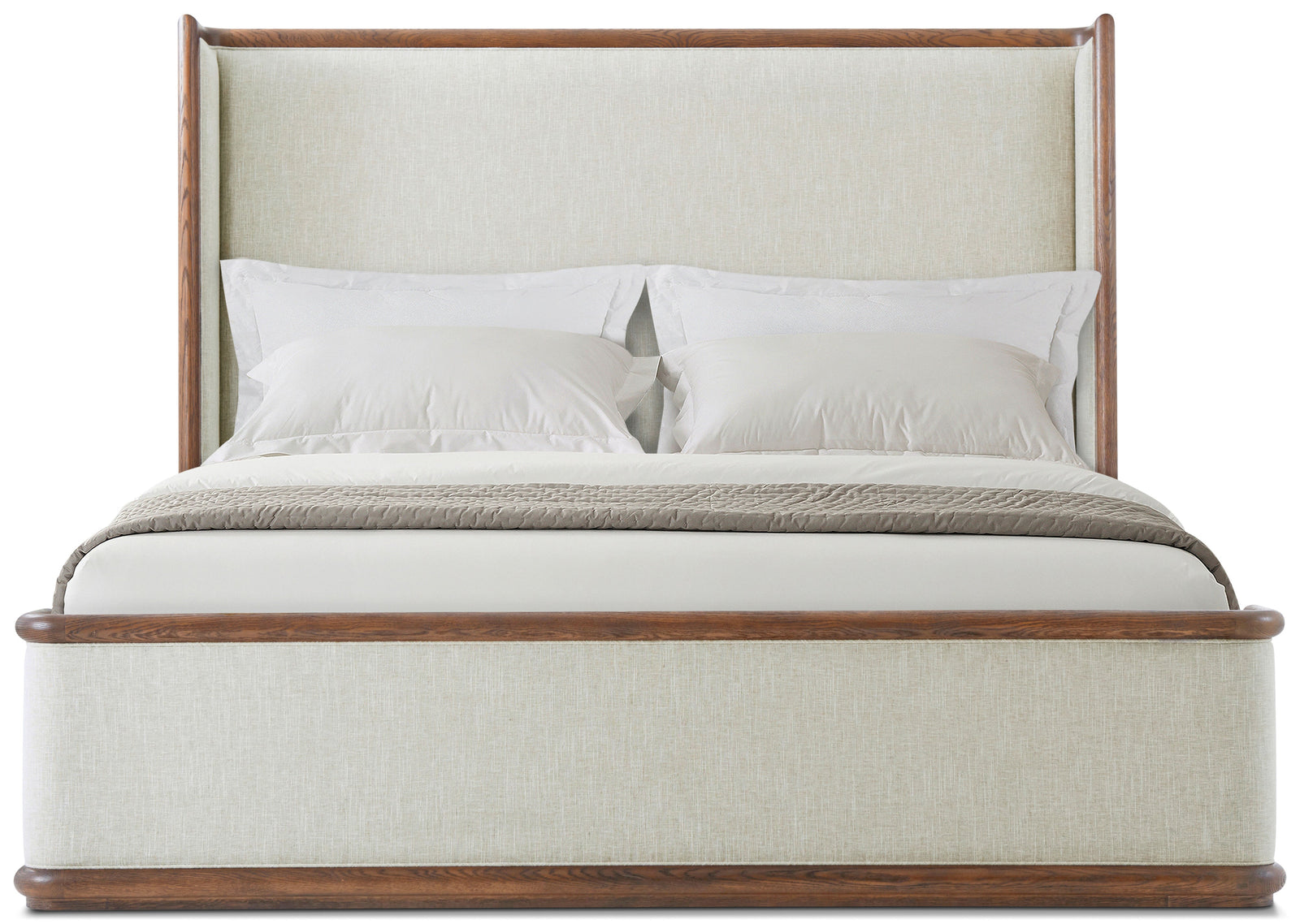Theodore Alexander Catalina Upholstered Bed California King / Earth – angle view