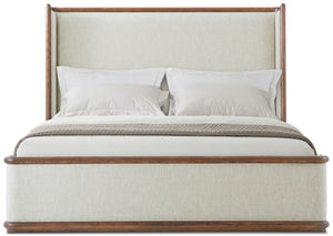 Theodore Alexander Catalina Upholstered Bed California King / Earth – angle view