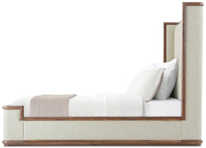Theodore Alexander Catalina Upholstered Bed California King / Earth – side view