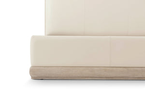 Theodore Alexander Repose Upholstered Bed California King / Grey Oak – detail