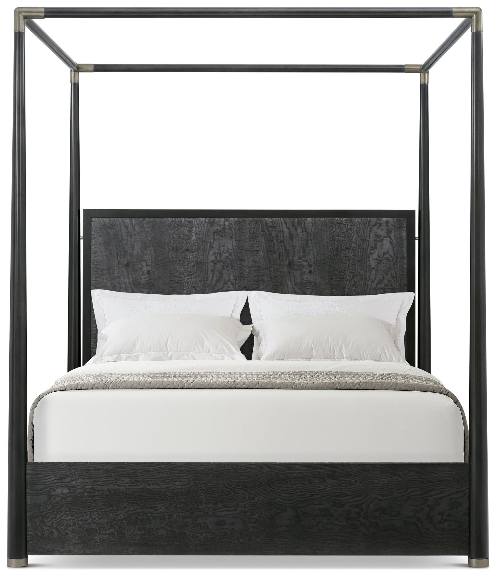 Theodore Alexander Kesden Poster Bed California King / Silent Black – angle view
