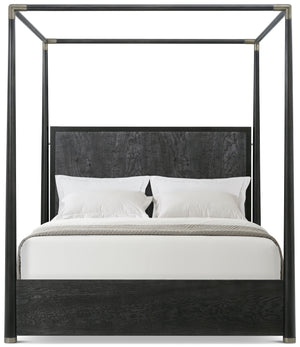 Theodore Alexander Kesden Poster Bed California King / Silent Black – angle view