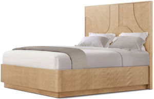 Theodore Alexander Origins Plinth Bed California King / Sesame – front view