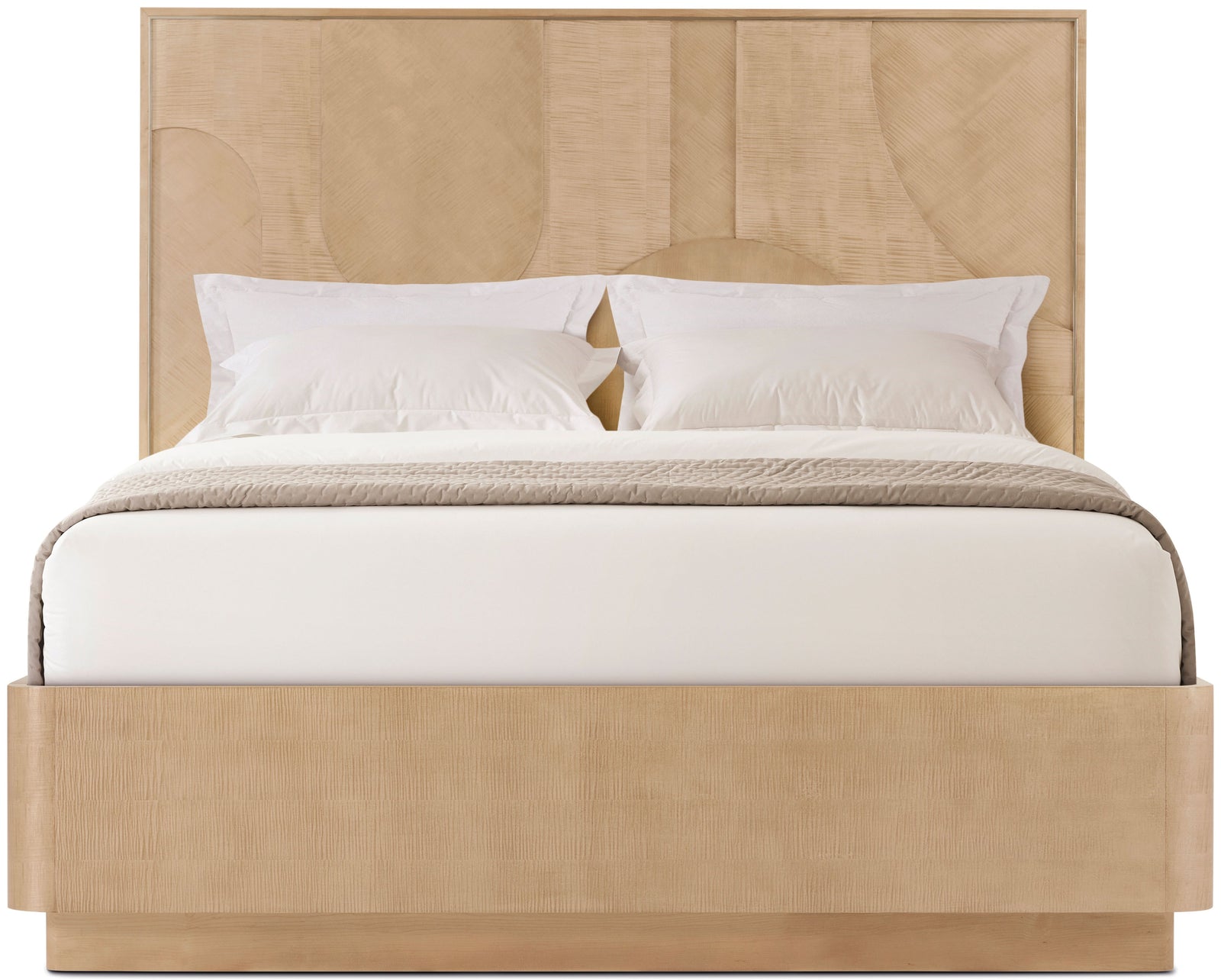 Theodore Alexander Origins Plinth Bed California King / Sesame – angle view