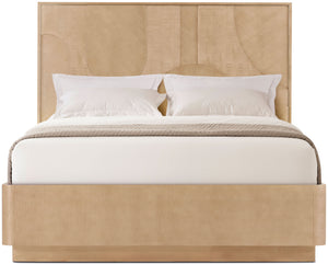 Theodore Alexander Origins Plinth Bed California King / Sesame – angle view