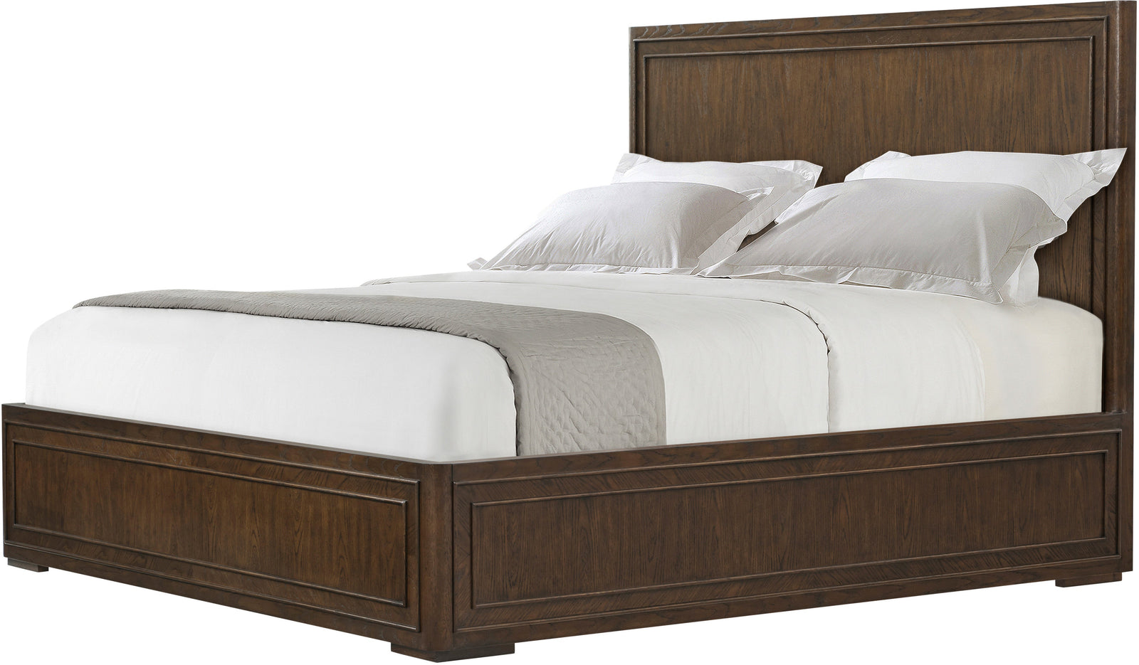 Theodore Alexander Surrey Wood Bed California King / Brownstone – front view