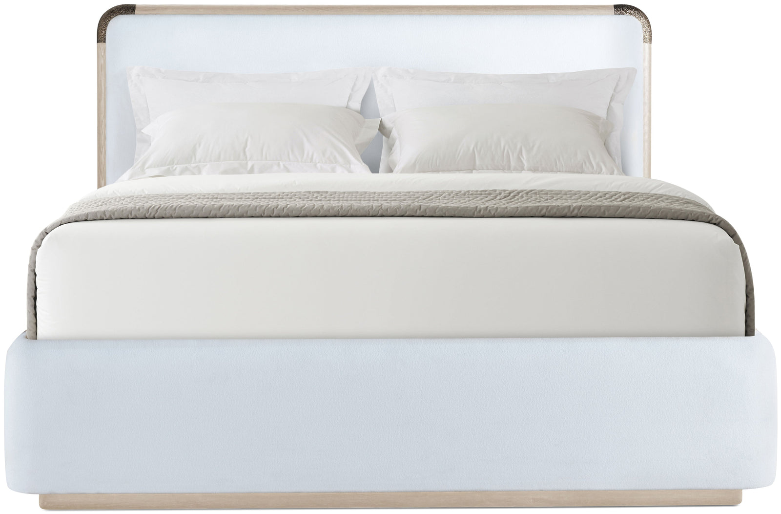 Theodore Alexander Luna Upholstered Bed California King / Cascade – angle view