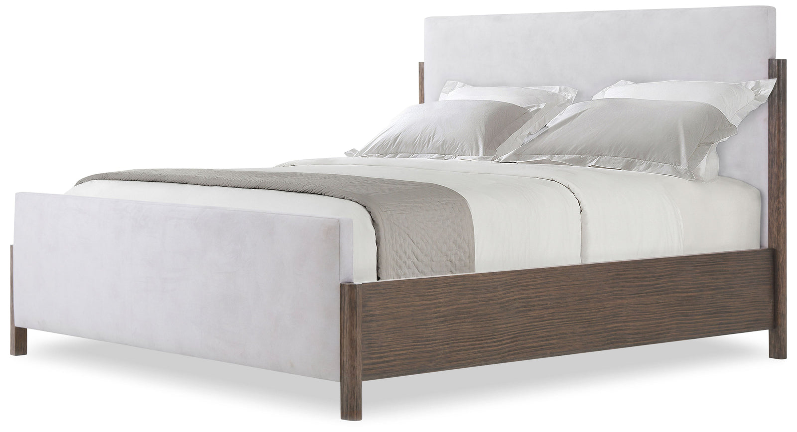 Theodore Alexander Urbane Upholstered Bed California King / Campfire – front view