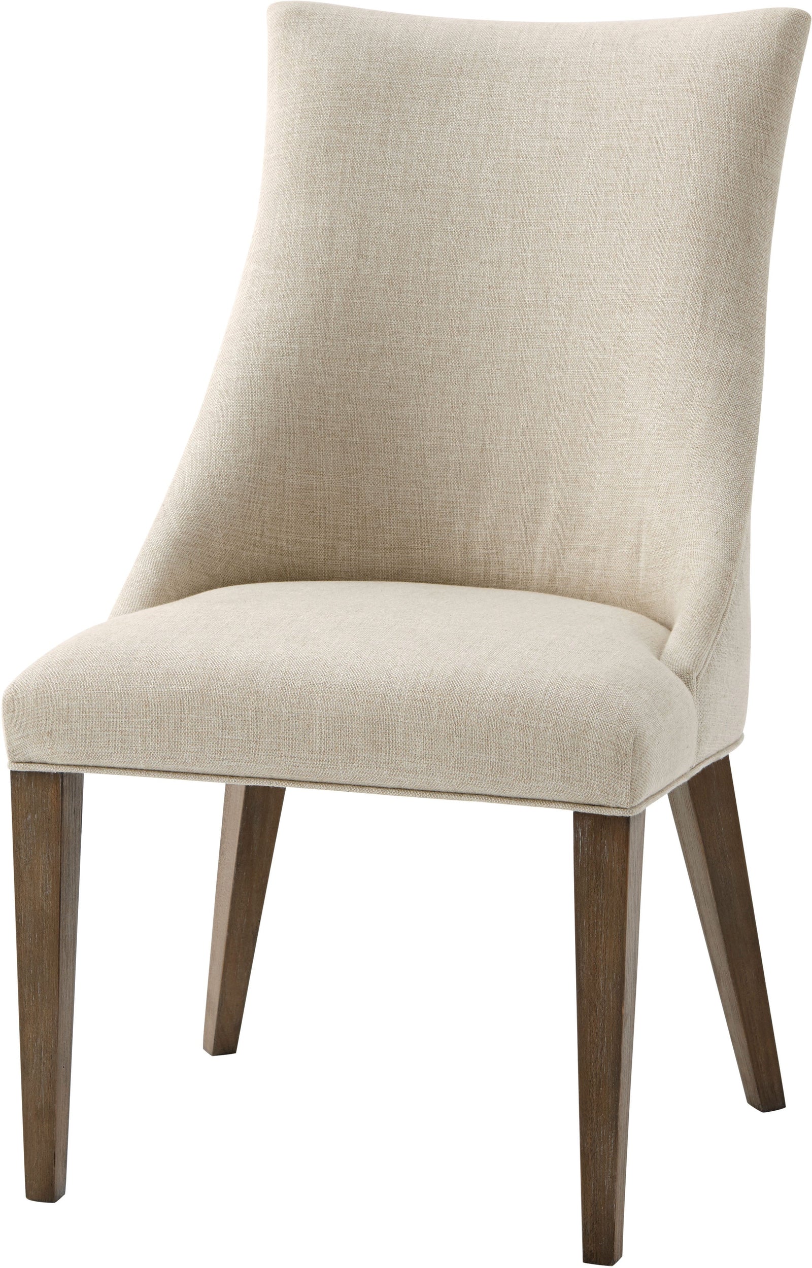 Theodore Alexander Adele Dining Chair Mangrove, Swathe Fabric – front view
