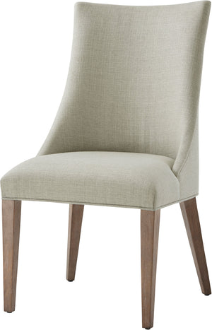 Theodore Alexander Adele Dining Chair Mangrove, Draper Performance Fabric – front view