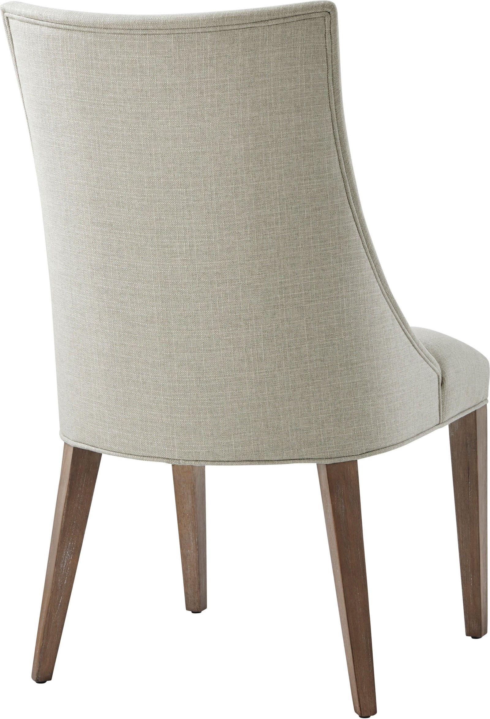 Theodore Alexander Adele Dining Chair Mangrove, Draper Performance Fabric – angle view