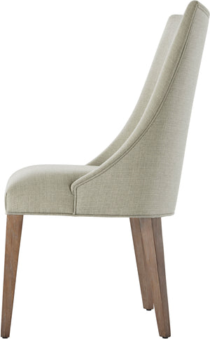 Theodore Alexander Adele Dining Chair Mangrove, Draper Performance Fabric – side view