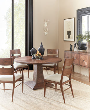 Theodore Alexander Nova Dining Side Chair Dawn – room setting