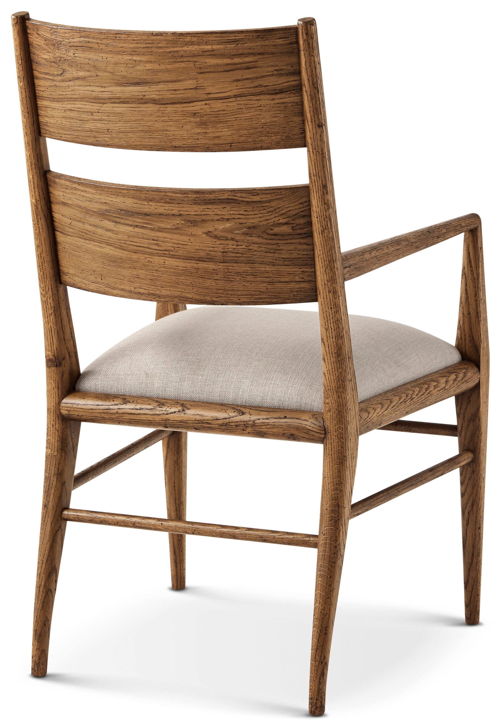 Theodore Alexander Nova Dining Arm Chair Dawn – angle view