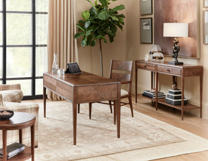 Theodore Alexander Nova Dining Arm Chair Dawn – room setting