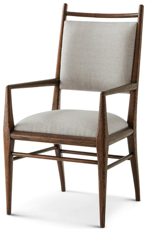 Theodore Alexander Nova Dining Arm Chair II Dusk – front view