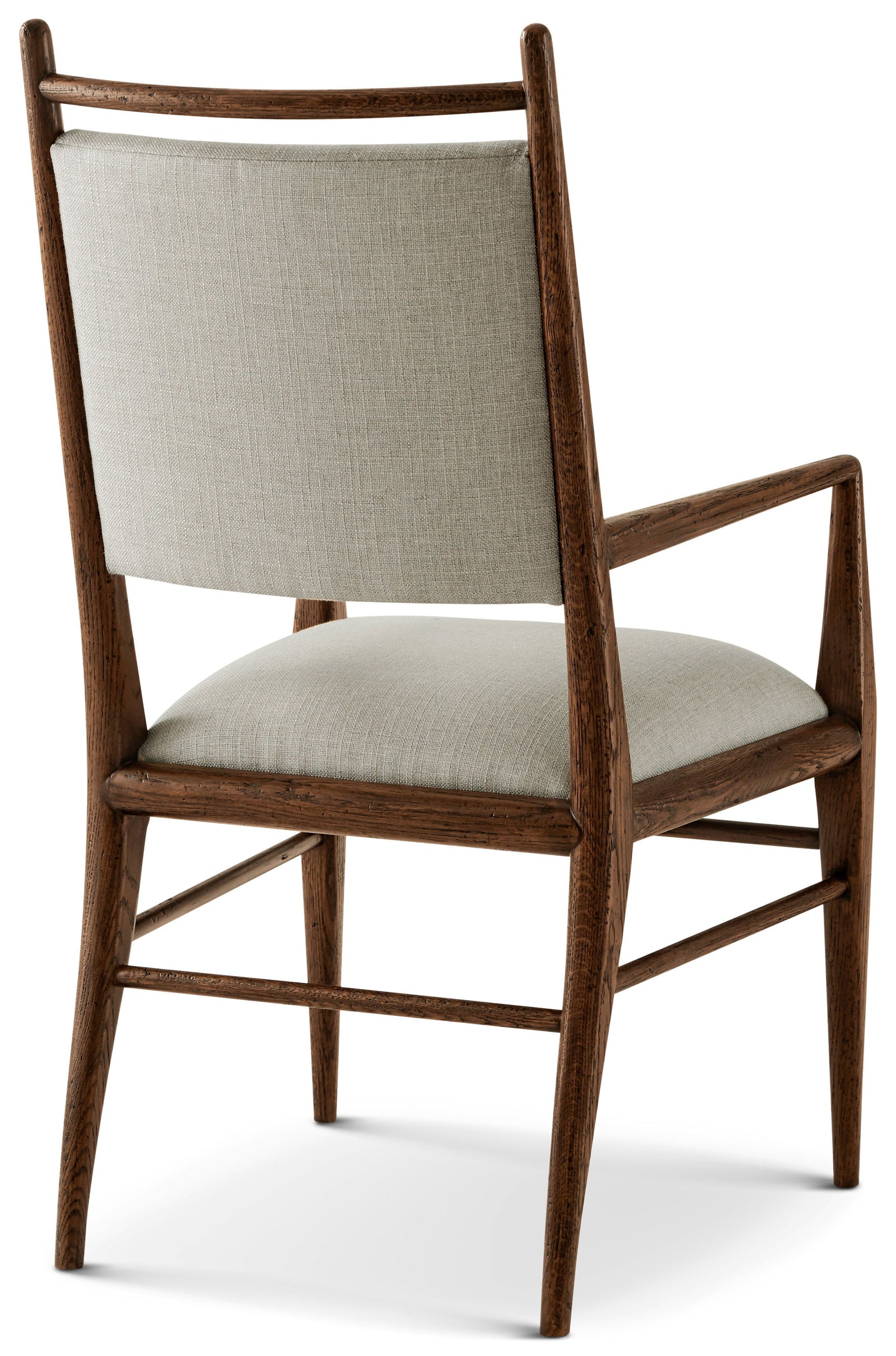 Theodore Alexander Nova Dining Arm Chair II Dusk – angle view