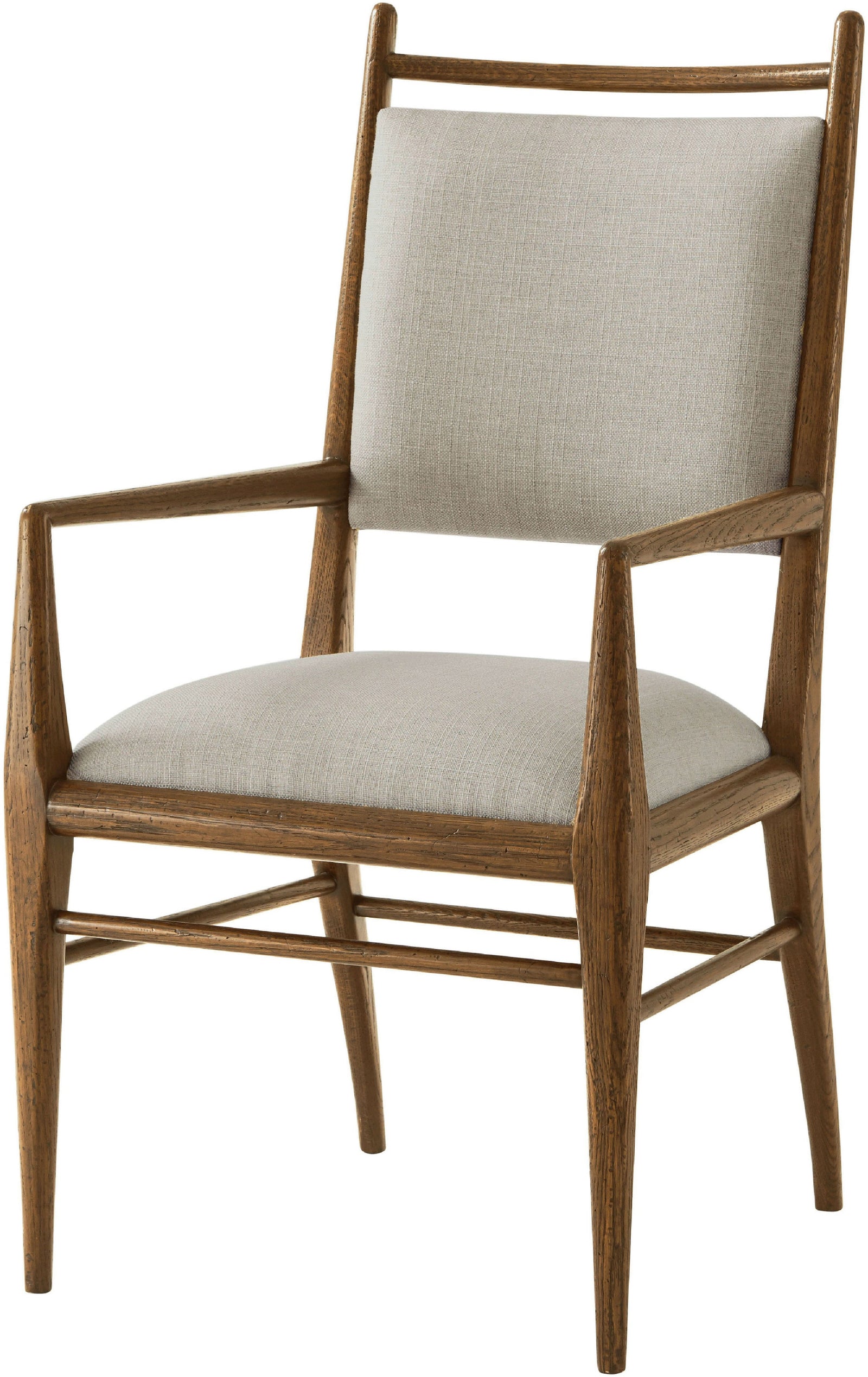 Theodore Alexander Nova Dining Arm Chair II Dawn – front view