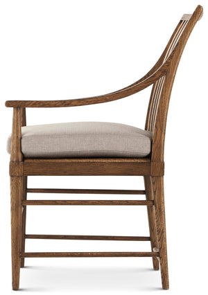 Theodore Alexander Nova Dining Arm Chair III – side view