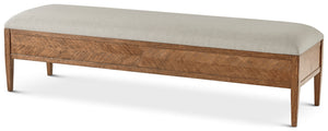 Theodore Alexander Nova Bench Dawn – front view