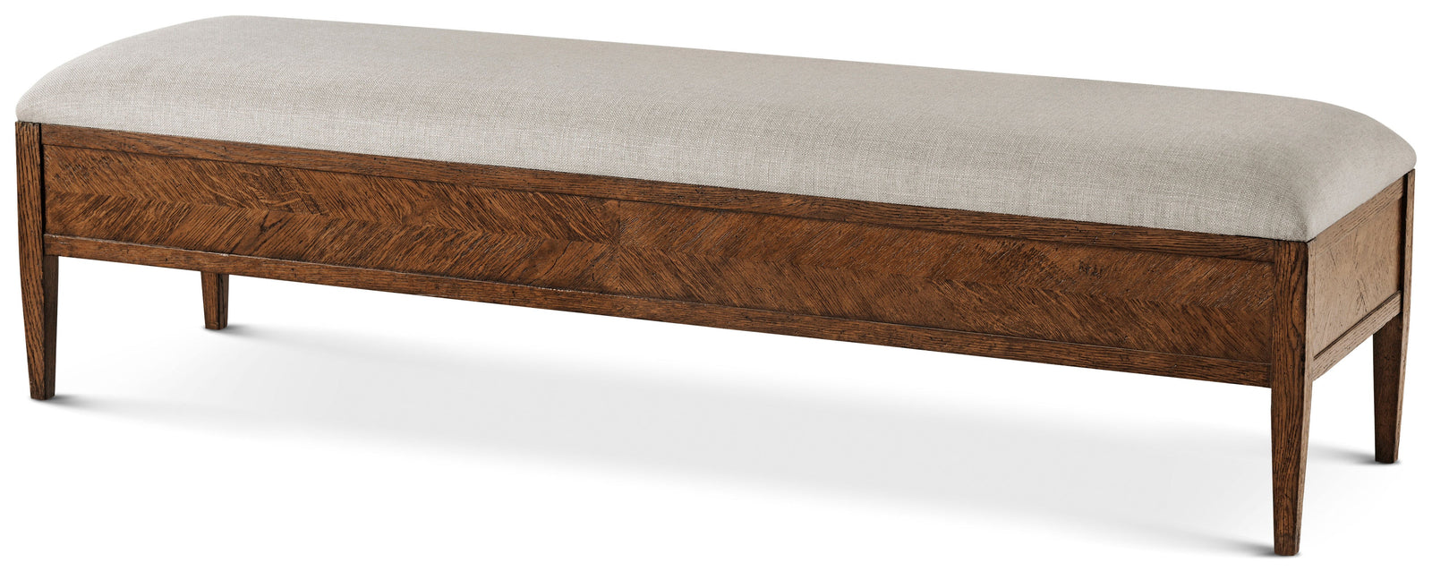 Theodore Alexander Nova Bench Dusk – front view