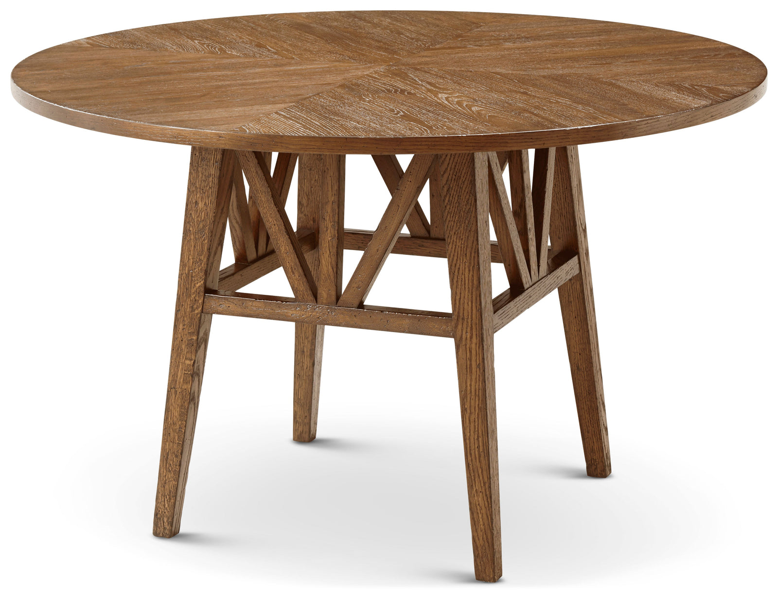 Theodore Alexander Nova Round Dining Table Dawn – front view