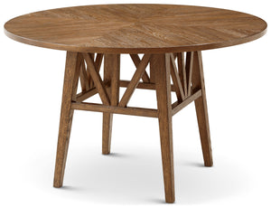 Theodore Alexander Nova Round Dining Table Dawn – front view