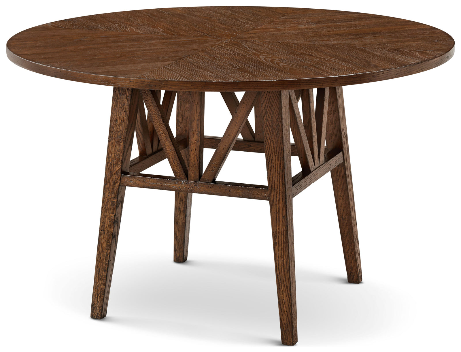 Theodore Alexander Nova Round Dining Table Dusk – front view
