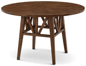 Theodore Alexander Nova Round Dining Table Dusk – front view