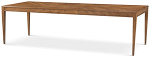 Theodore Alexander Nova Extending Dining Table II Dawn – front view