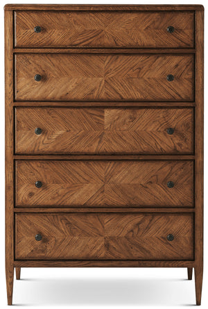 Theodore Alexander Nova Tall Chest Dusk – front view