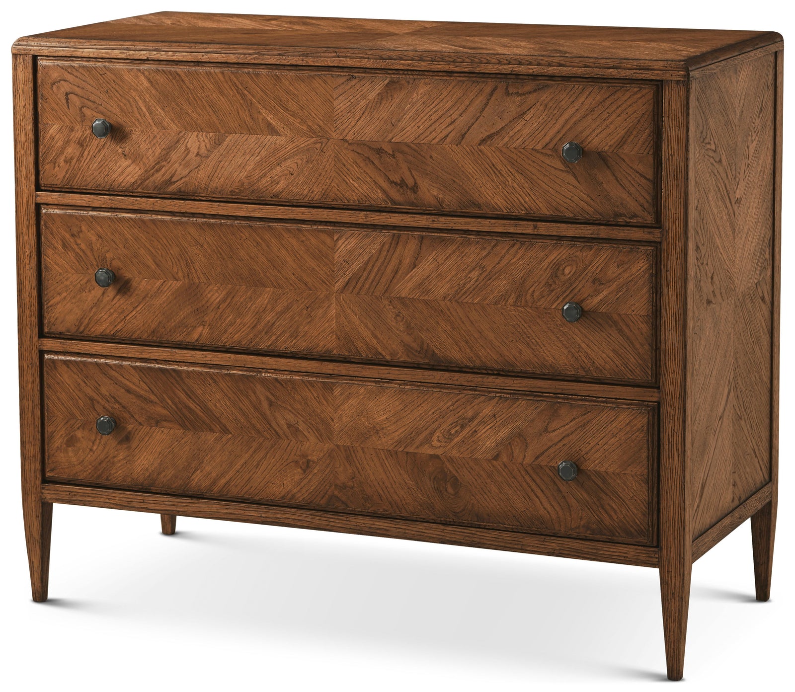 Theodore Alexander Nova Chest of Drawers Dusk – angle view