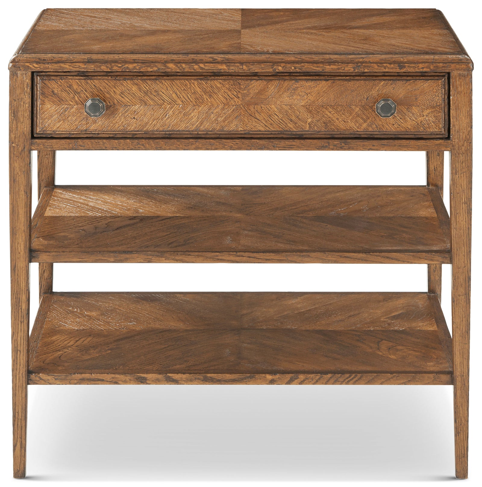 Theodore Alexander Nova Two Tiers Nightstand Dawn – front view