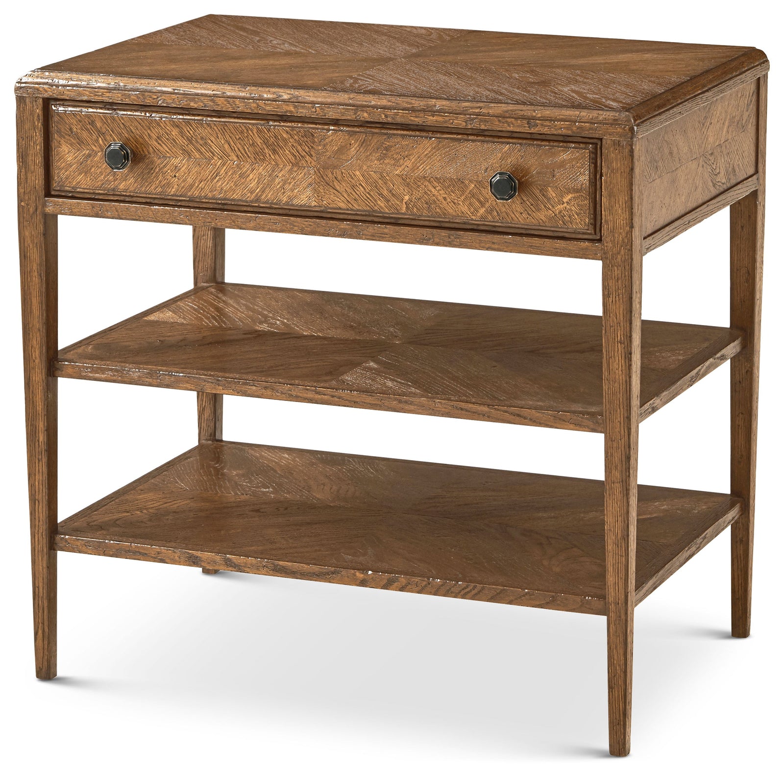 Theodore Alexander Nova Two Tiers Nightstand Dawn – angle view