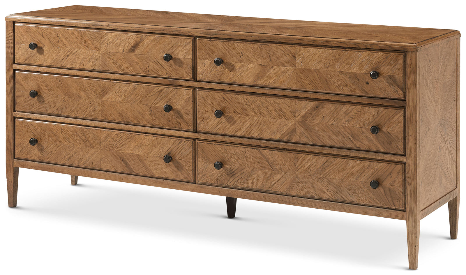 Theodore Alexander Nova Long Dresser Dawn – angle view