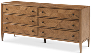 Theodore Alexander Nova Long Dresser Dawn – angle view