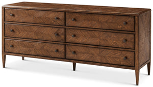 Theodore Alexander Nova Long Dresser Dusk – angle view