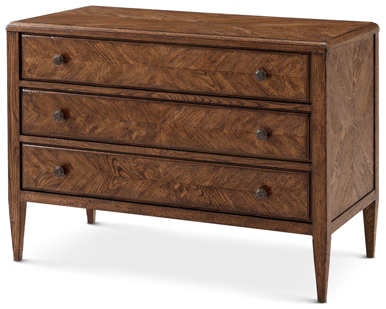 Theodore Alexander Nova Chest of Drawers II Dusk – angle view